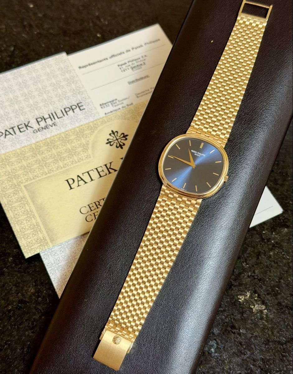 Montre Patek Philippe Ellipse Jumbo en or jaune 18 carats