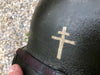 Ancien casque complet armée de libération