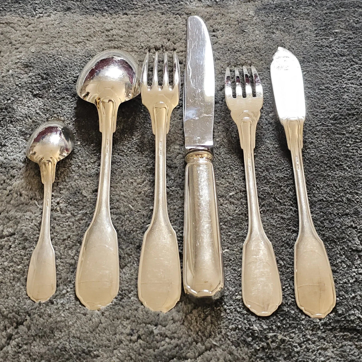 Ménagère 72 pièces dupleix/versailles sterling