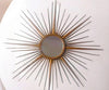 Grand miroir soleil vintage signé Chaty Vallauris