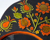 Miroir mural vintage retable en céramique émaillée