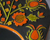 Miroir mural vintage retable en céramique émaillée