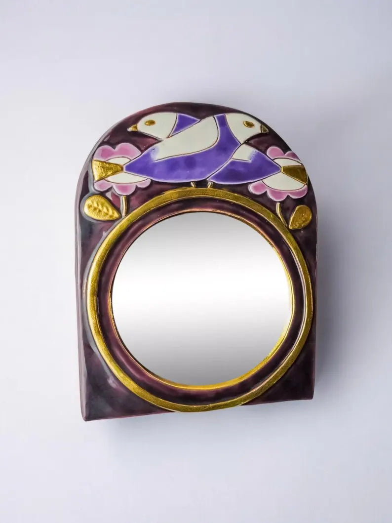 Miroir Oiseaux de paradis de Mithé Espelt