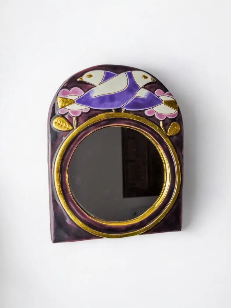 Miroir Oiseaux de paradis de Mithé Espelt