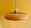 Lampe suspension OVNI emblématique de l'ère spatiale Harvey Guzzini des années 1970
