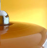 Lampe suspension OVNI emblématique de l'ère spatiale Harvey Guzzini des années 1970