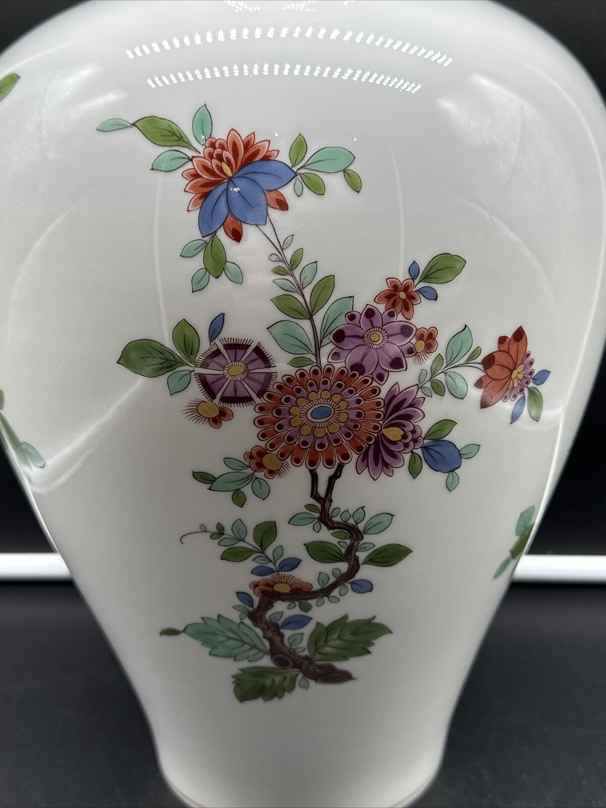 Grande vase à couvercle Meissen