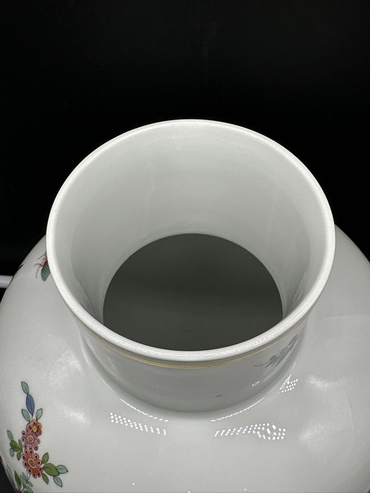 Grande vase à couvercle Meissen