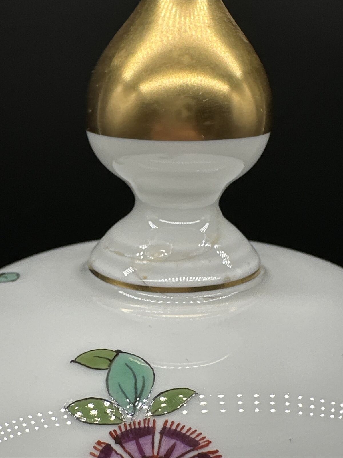 Grande vase à couvercle Meissen