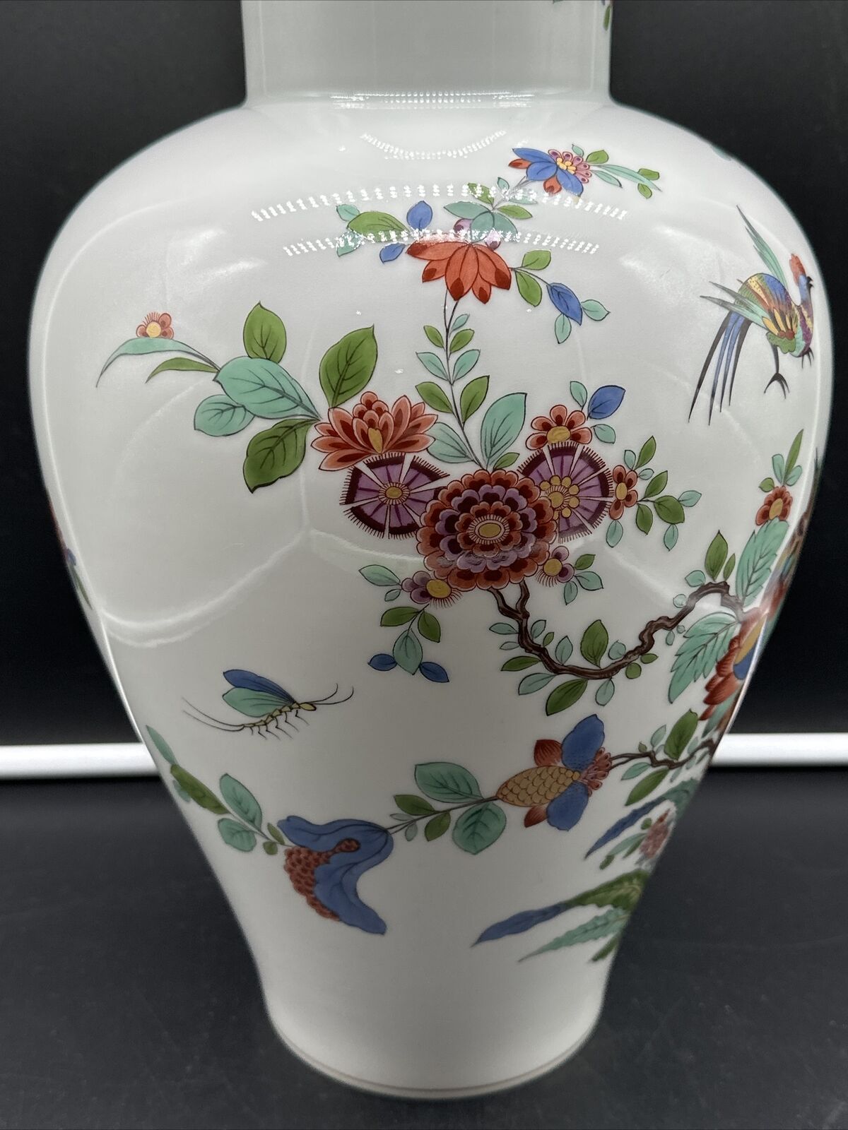 Grande vase à couvercle Meissen