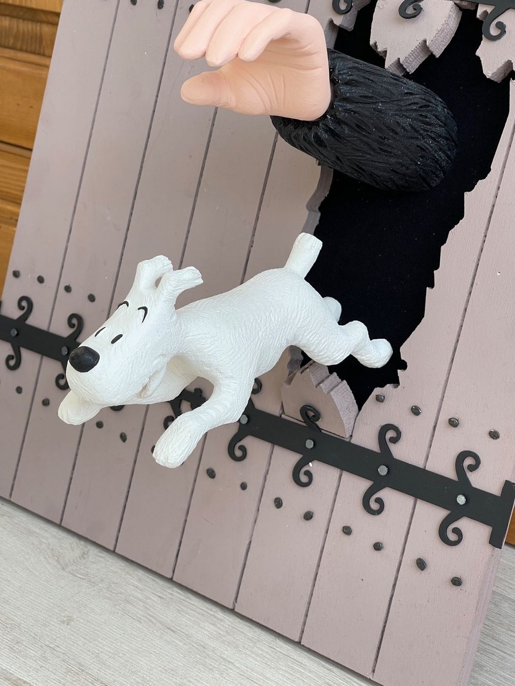 Figurine résine inspirée de l'album L'Île Noire