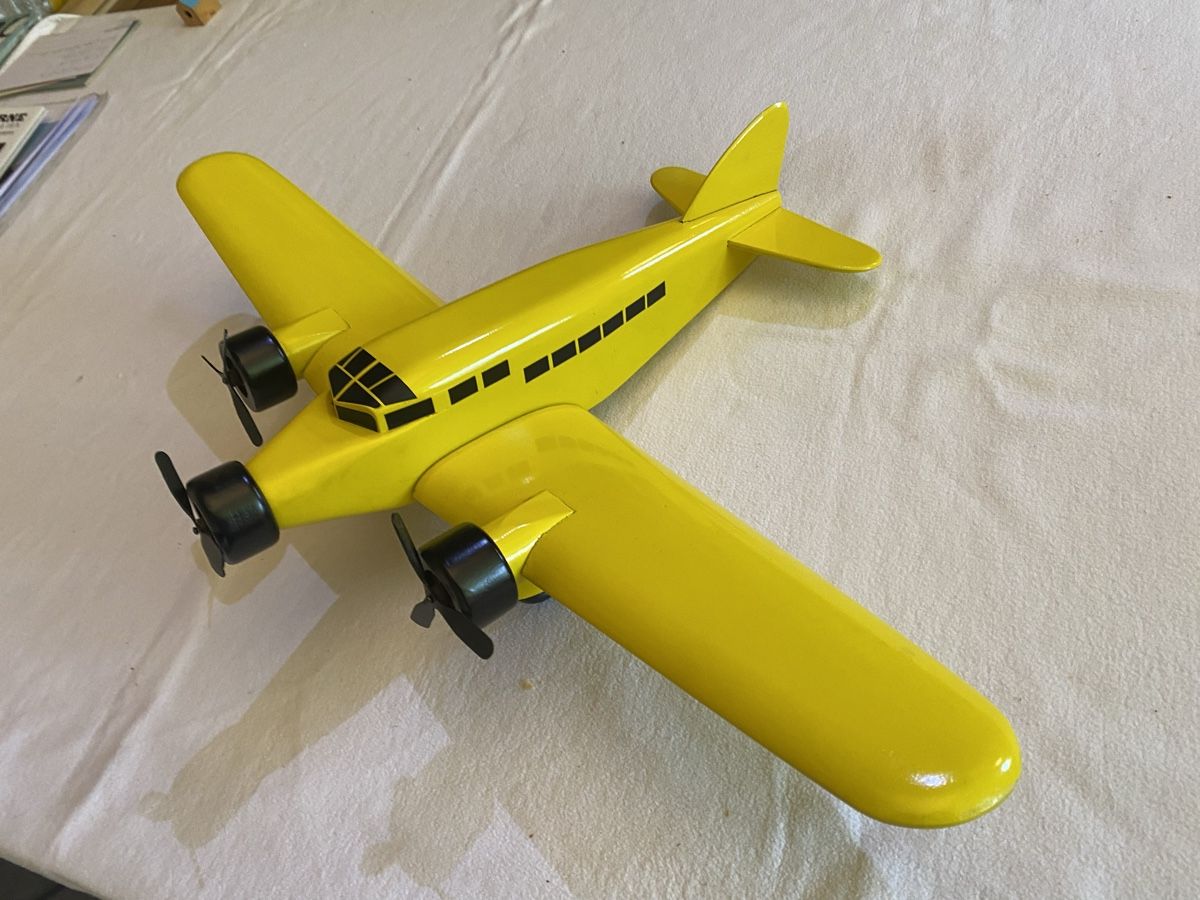 Figurine d'avion Tintin