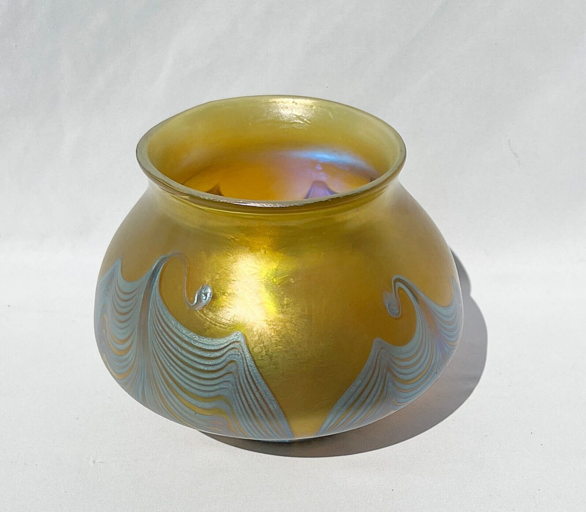 Vase vintage bohème irisé