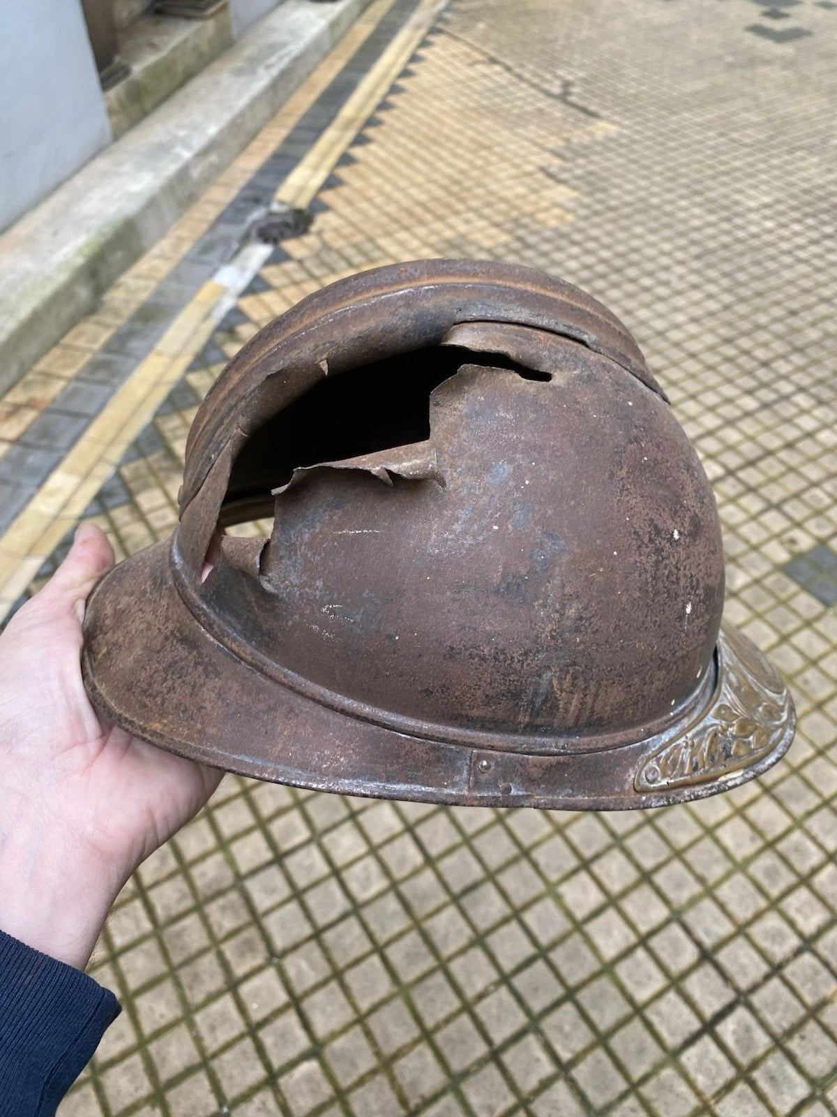 Casque Adrian Mod.15 Impacté