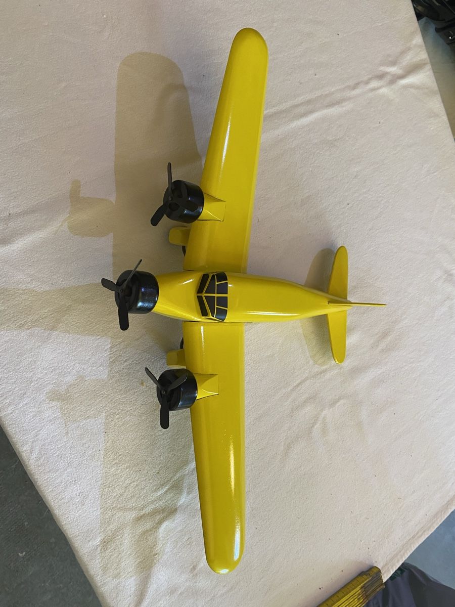 Figurine d'avion Tintin