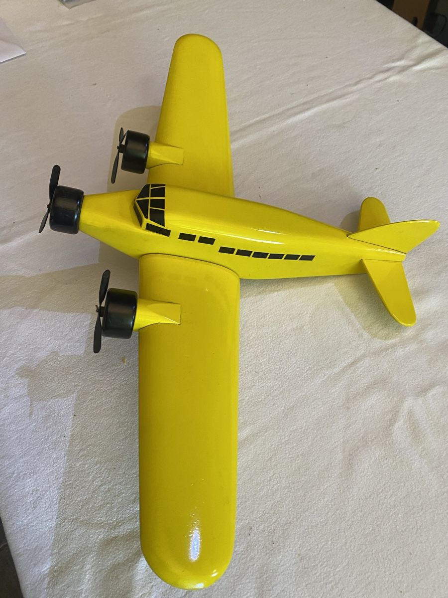 Figurine d'avion Tintin
