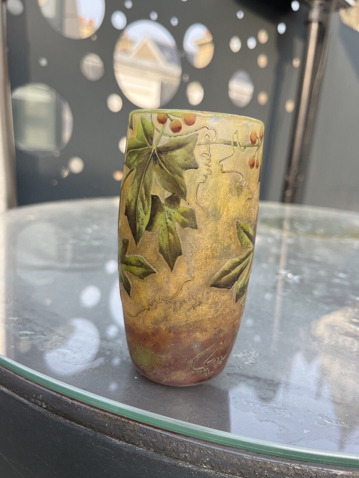 Vase daum nancy