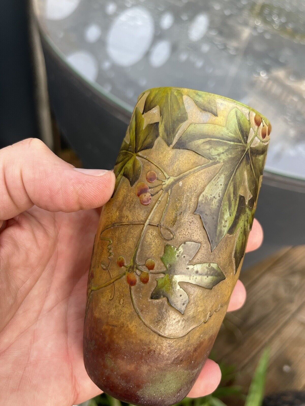 Vase daum nancy
