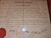 Rare Légion d’Honneur Louis XVIII 1819 –brevet original nominatif et croix ancienne