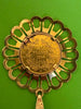 Pendentif monté sur pièce de 20 francs or Napoléon III 1854, entourage or