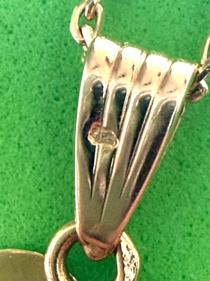 Pendentif monté sur pièce de 20 francs or Napoléon III 1854, entourage or