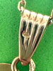 Pendentif monté sur pièce de 20 francs or Napoléon III 1854, entourage or