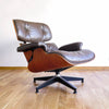Fauteuil Lounge Chair Marron de Charles & Ray Eames - Herman Miller - Vintage 1970
