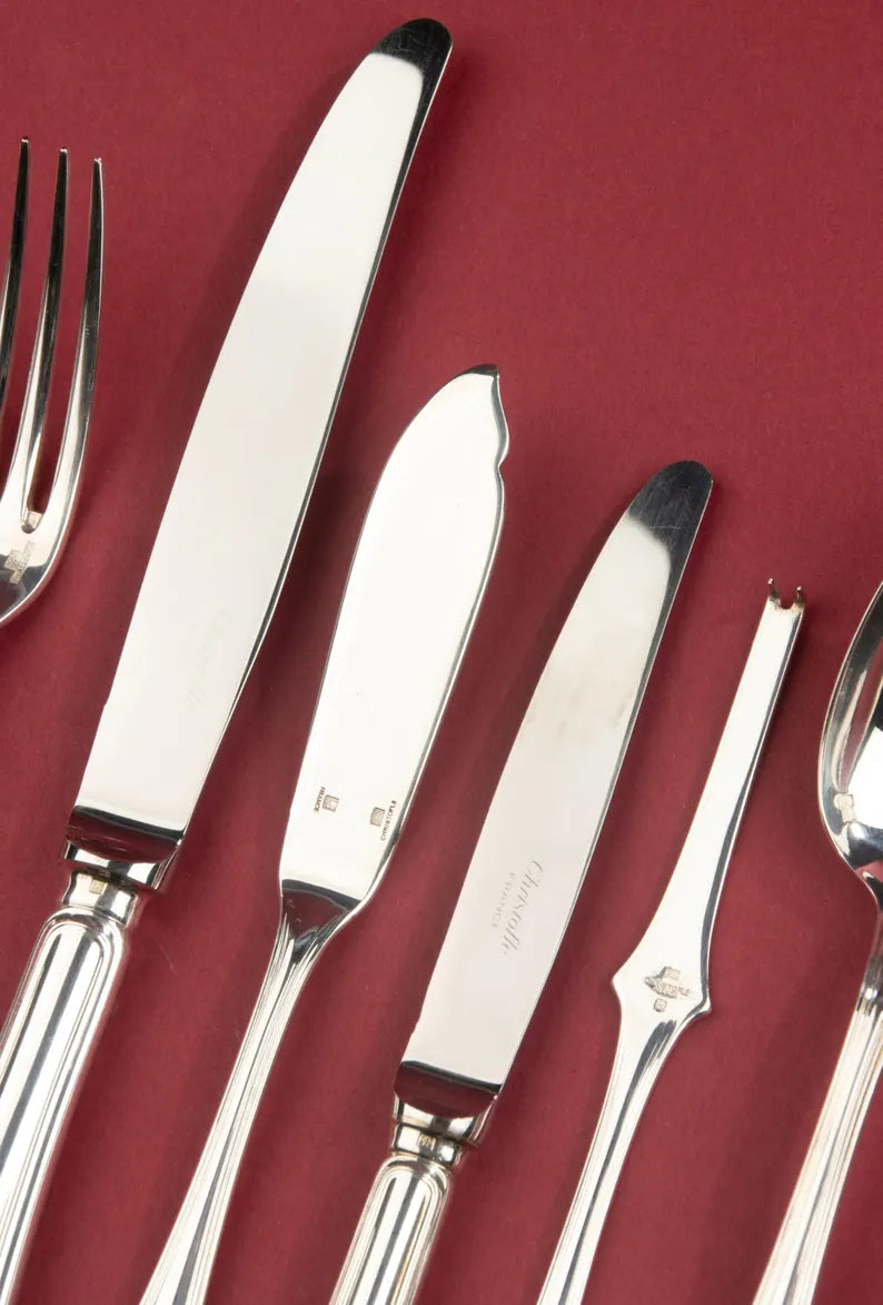 Service de couverts Christofle pour 12 personnes