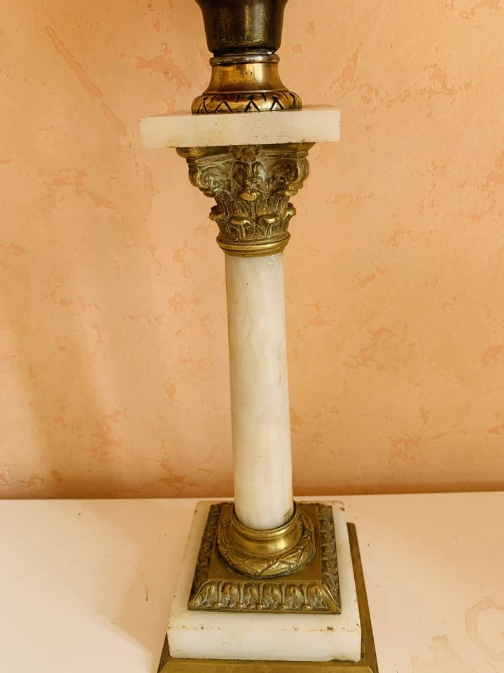 Lampe à huile en verre soufflé