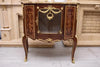 Commode antique en bois marqueté