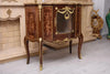 Commode antique en bois marqueté