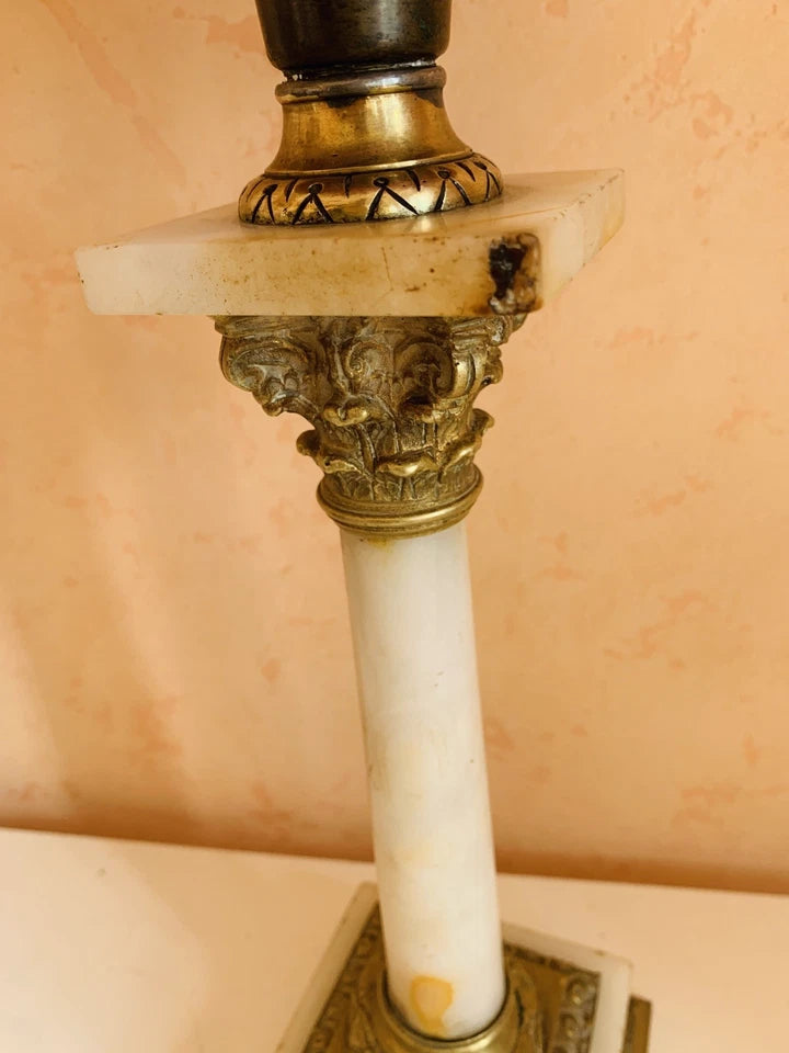 Lampe à huile en verre soufflé