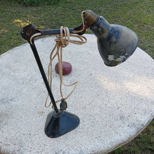 Lampe de bureau iconique signée Gras & Ravel, modèle N° 205