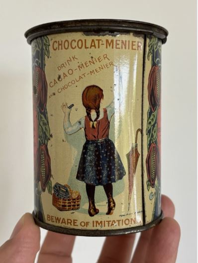 Boite publicitaire chocolat menier