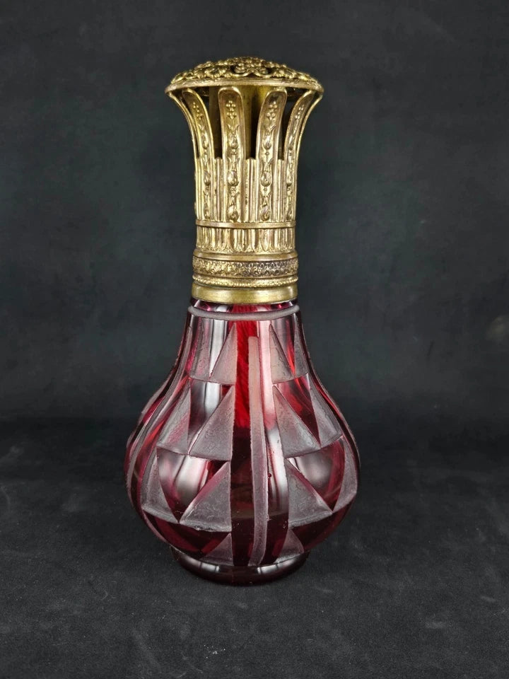 Ancienne lampe Berger en cristal de Saint Louis