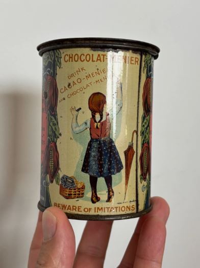 Boite publicitaire chocolat menier