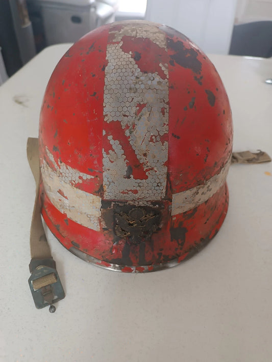 Casque US M1 authentique de la Seconde Guerre mondiale