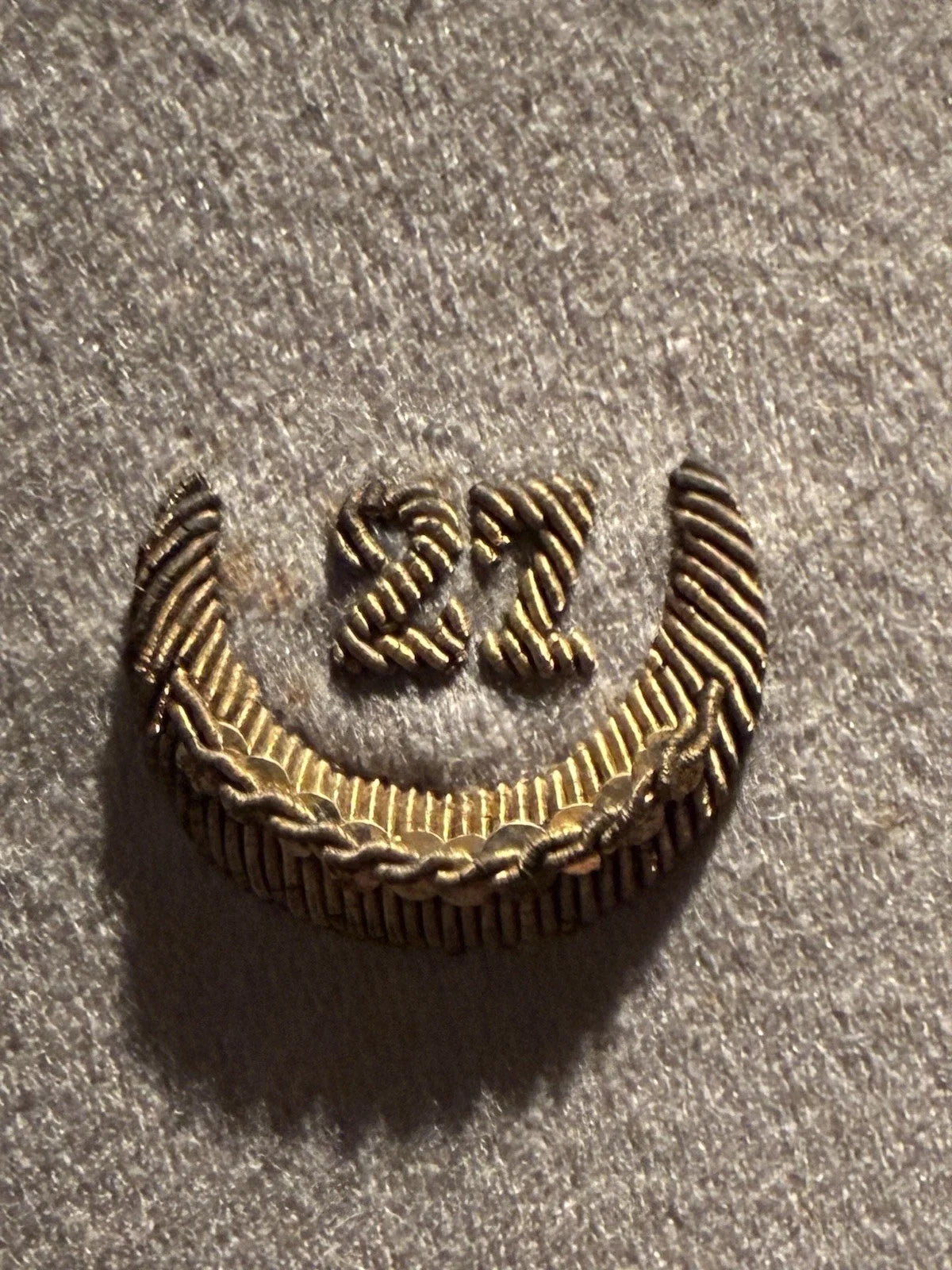 Képi du 27e régiment de tirailleurs algériens (27e RTA), marqué goudal