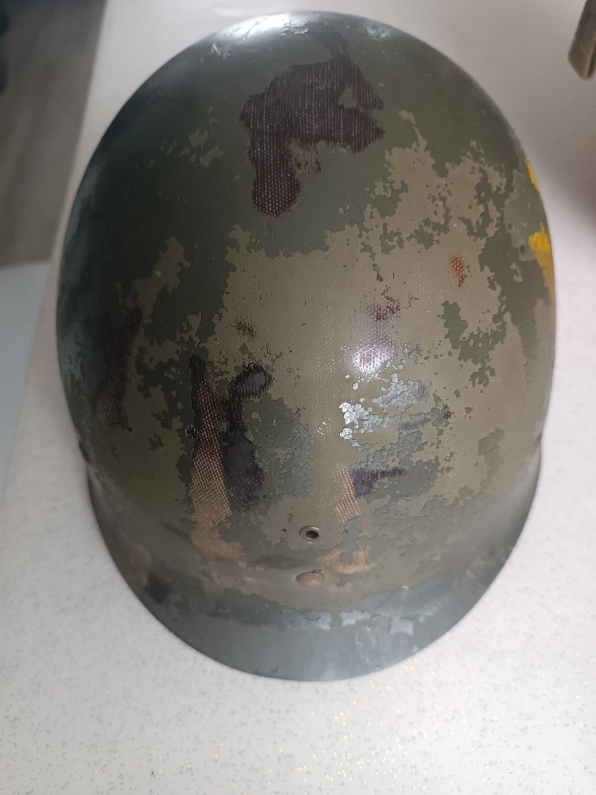 Casque US M1 authentique de la Seconde Guerre mondiale