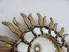 Ancien miroir soleil mural