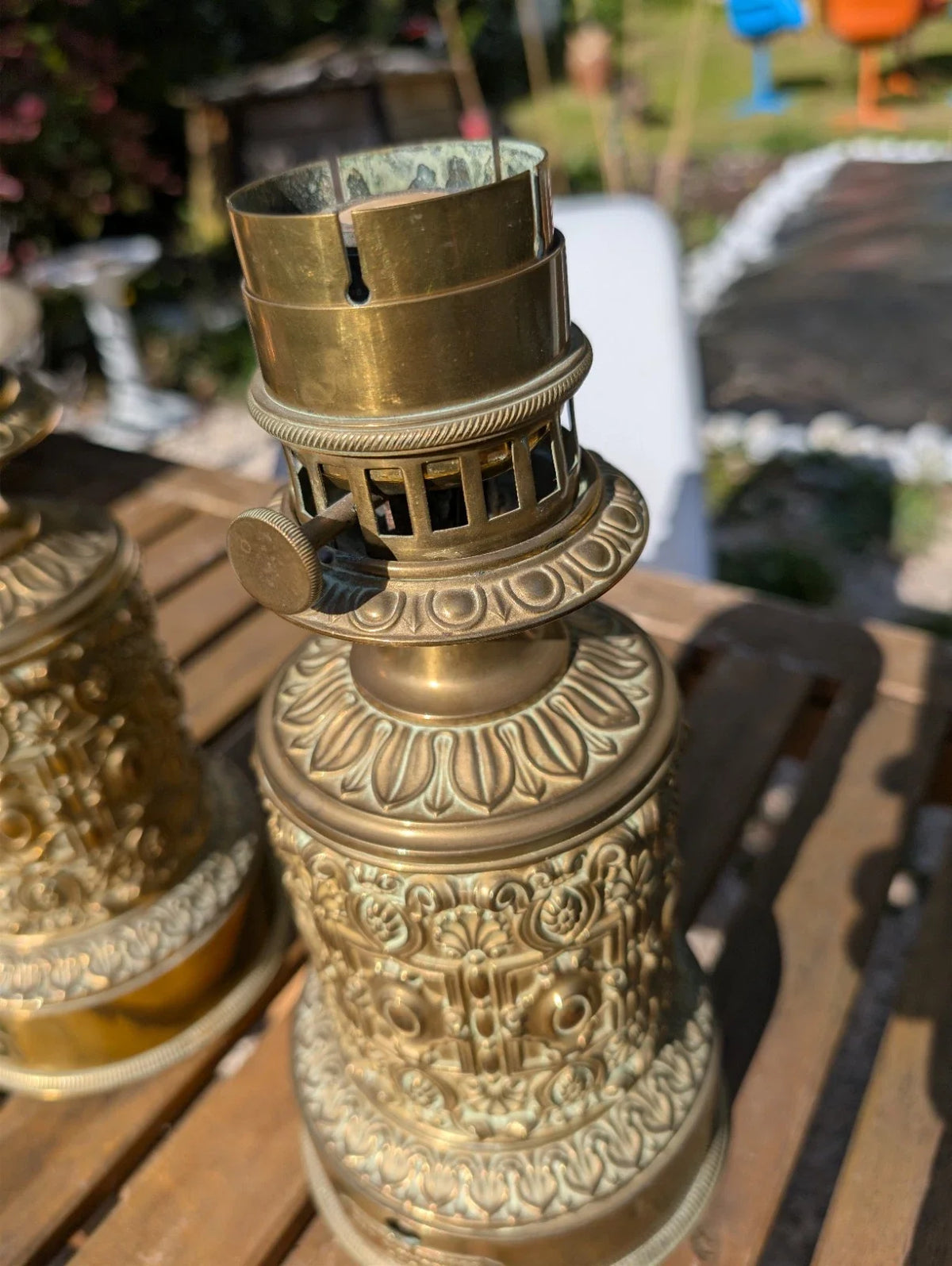 Paire de lampe gagneau système horlogerie carcel