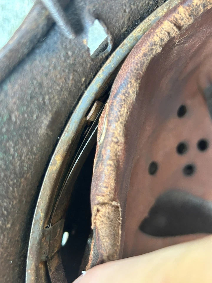 Casque militaire allemand modèle Heer avec camouflage trois tons