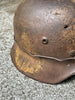 Casque militaire allemand modèle Heer avec camouflage trois tons