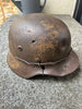 Casque militaire allemand modèle Heer avec camouflage trois tons