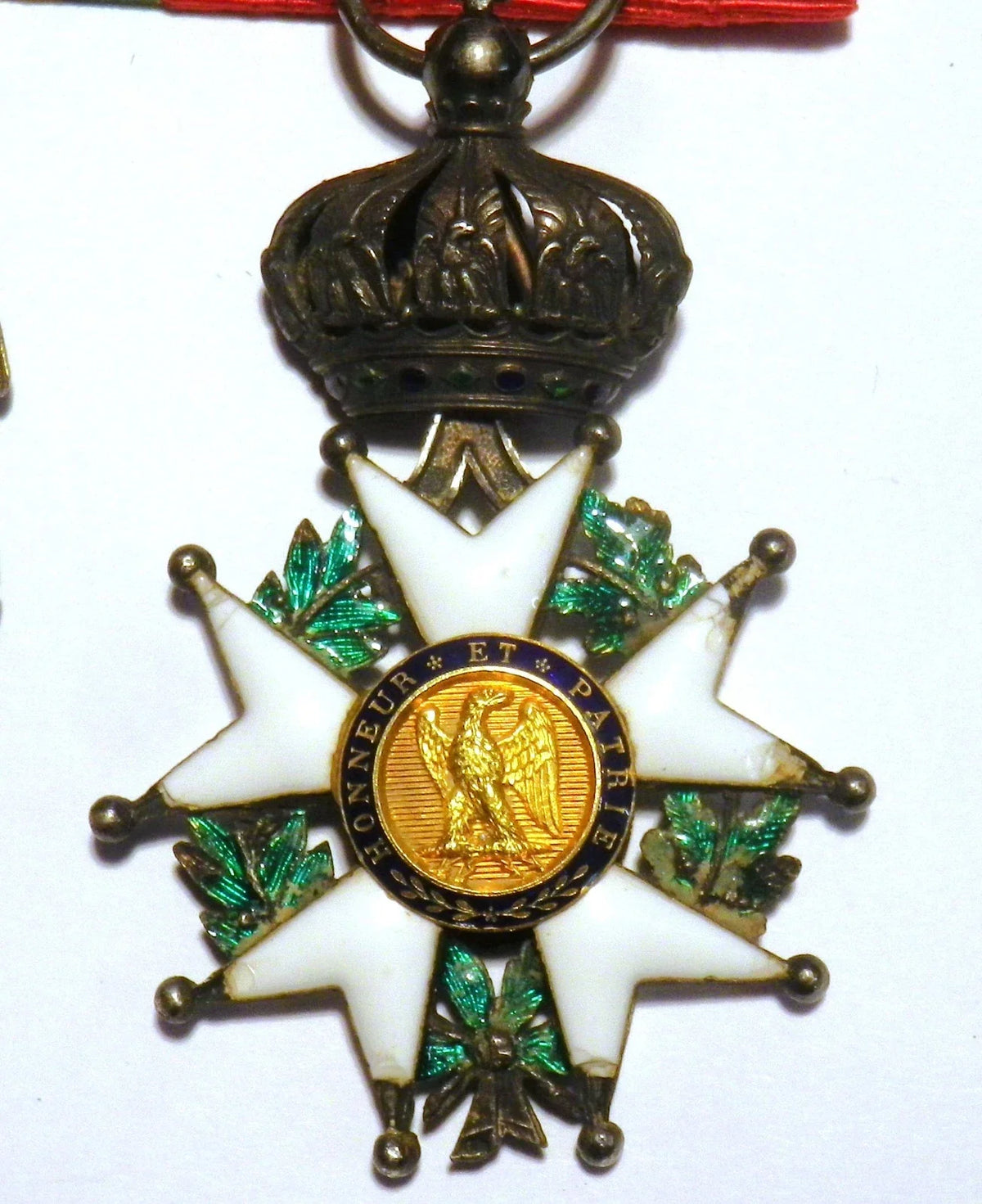 Médaille militaire sainte hélène empire napoléon argent or