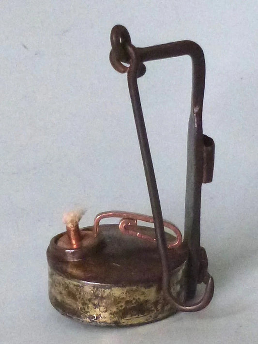 Lampe de mineur à potence de type dauphinois