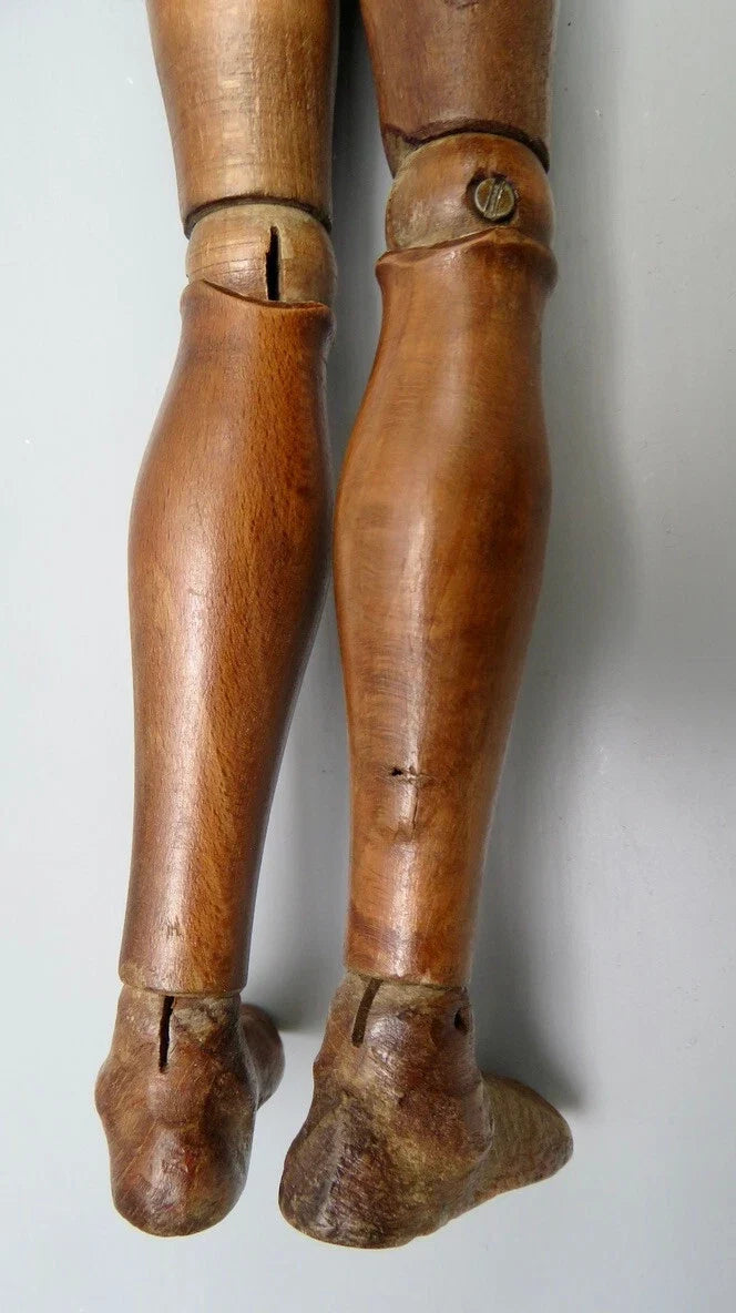 Mannequin d'artiste en bois féminin