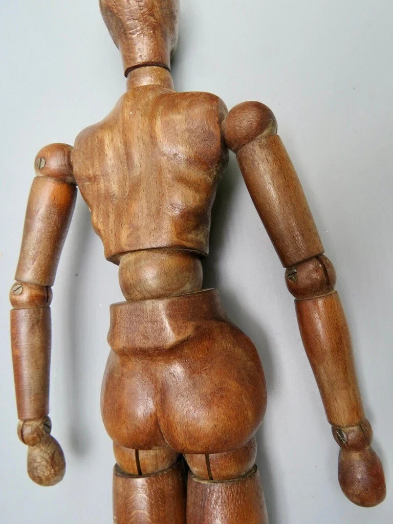 Mannequin d'artiste en bois féminin