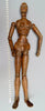 Mannequin d'artiste en bois féminin