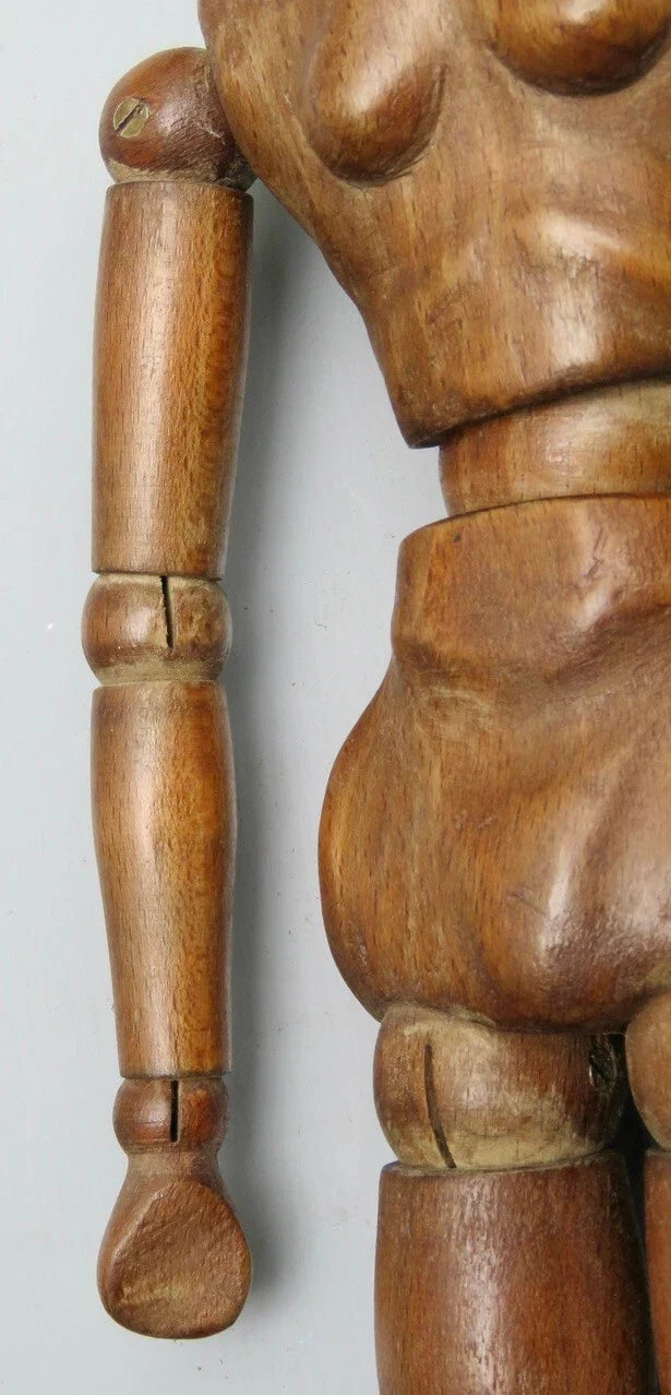 Mannequin d'artiste en bois féminin